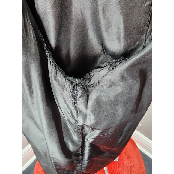 60s Vintage Houndstooth Wool Blend Swing Coat - XL - Picture 8 of 8